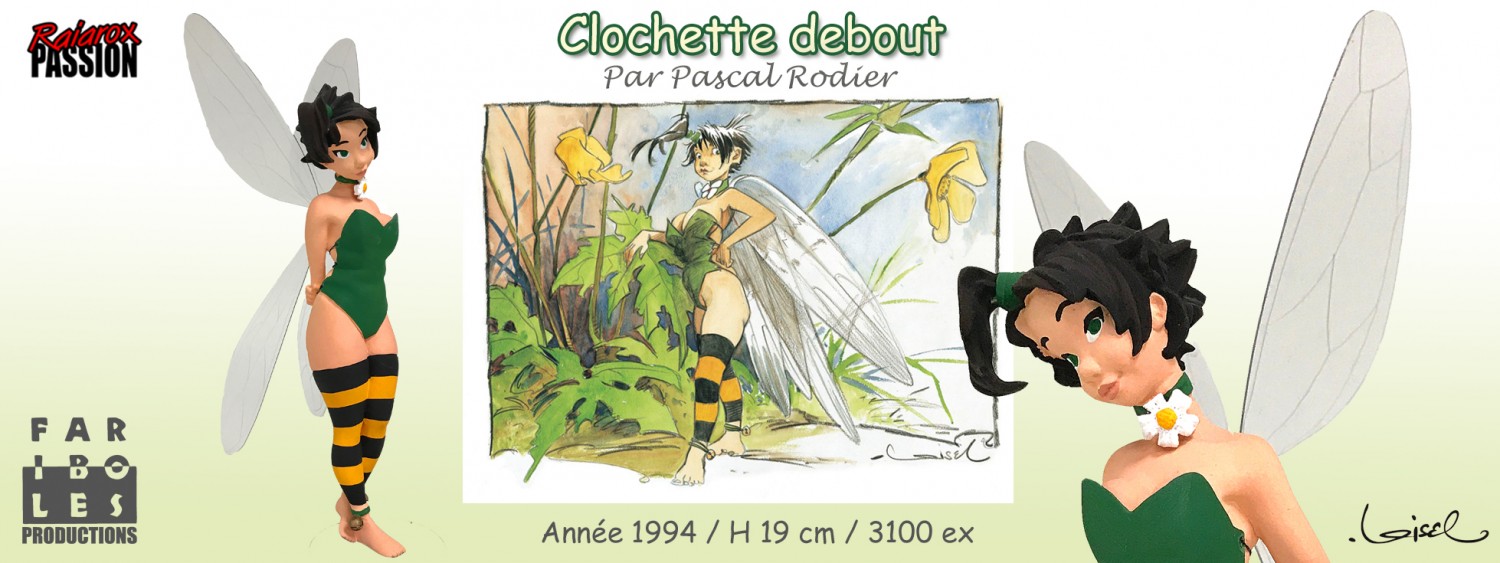 Clochette debout - Statuette résine 19 cm