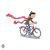 GASTON LAGAFFE A V&Eacute;LO ET L'&Eacute;CHARPE G&Eacute;ANTE