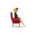 NATACHA FAUTEUIL ROUGE