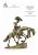 Lucky Luke et Jolly Jumper gravissant la colline