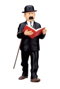 Dupond livre - statuette résine 24 cm