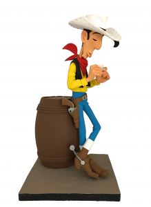 Lucky Luke , le cowboy - Statuette résine 26 cm