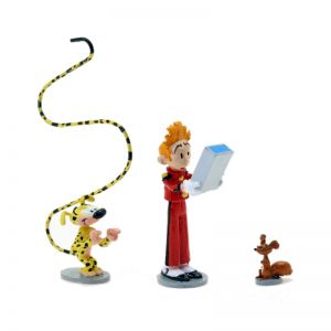 Spirou , Spip , le Marsupilami et le mini Fantasio