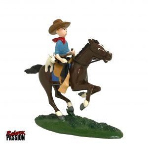 TINTIN COWBOY ET MILOU À CHEVAL- Pixi ref 4543