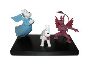 La tentation de Milou - Statuette résine