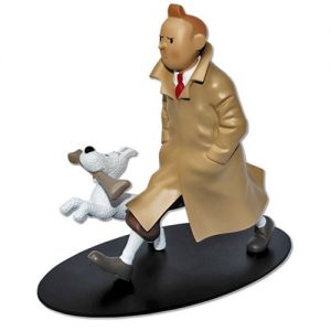 Tintin Voyageur -  statuette résine 20 cm