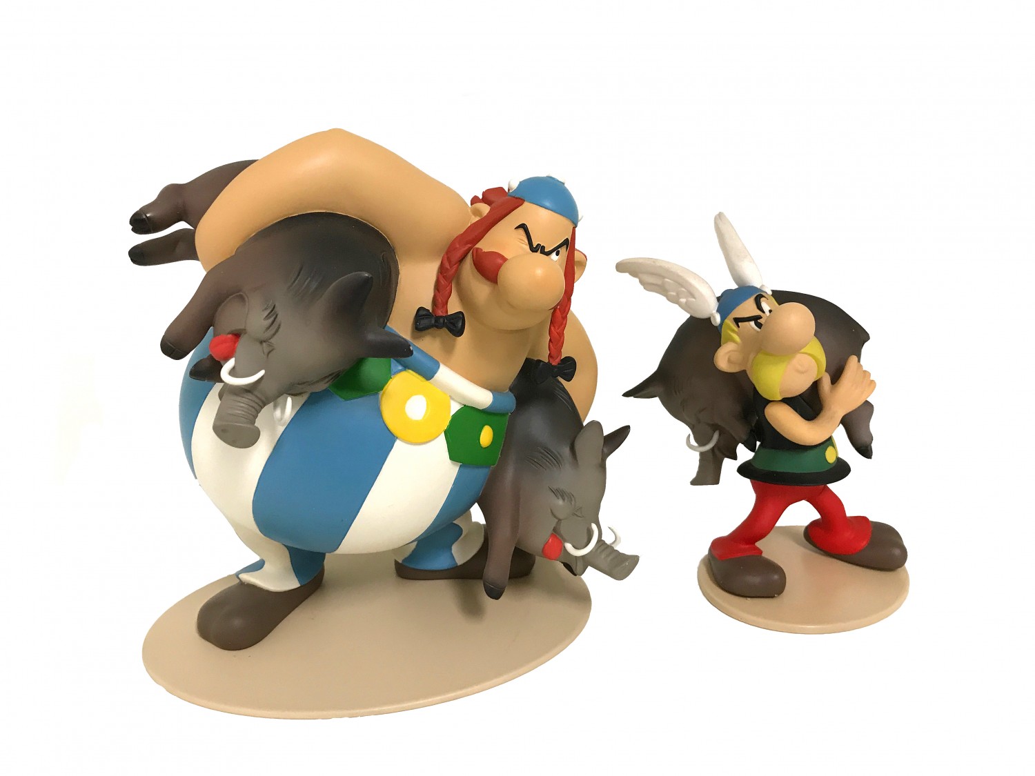 Astérix & Obélix sangliers - Statuette résine