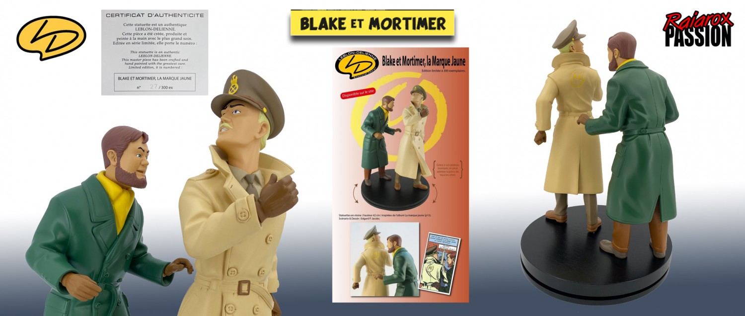 Blake et Mortimer - La marque jaune - 42 cm