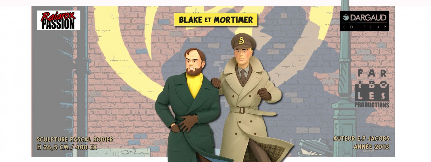Blake & Mortimer - Statuette résine 27 cm