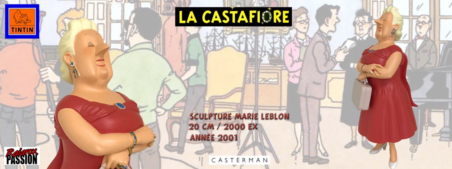 Castafiore Bijoux - statuette résine 20 cm