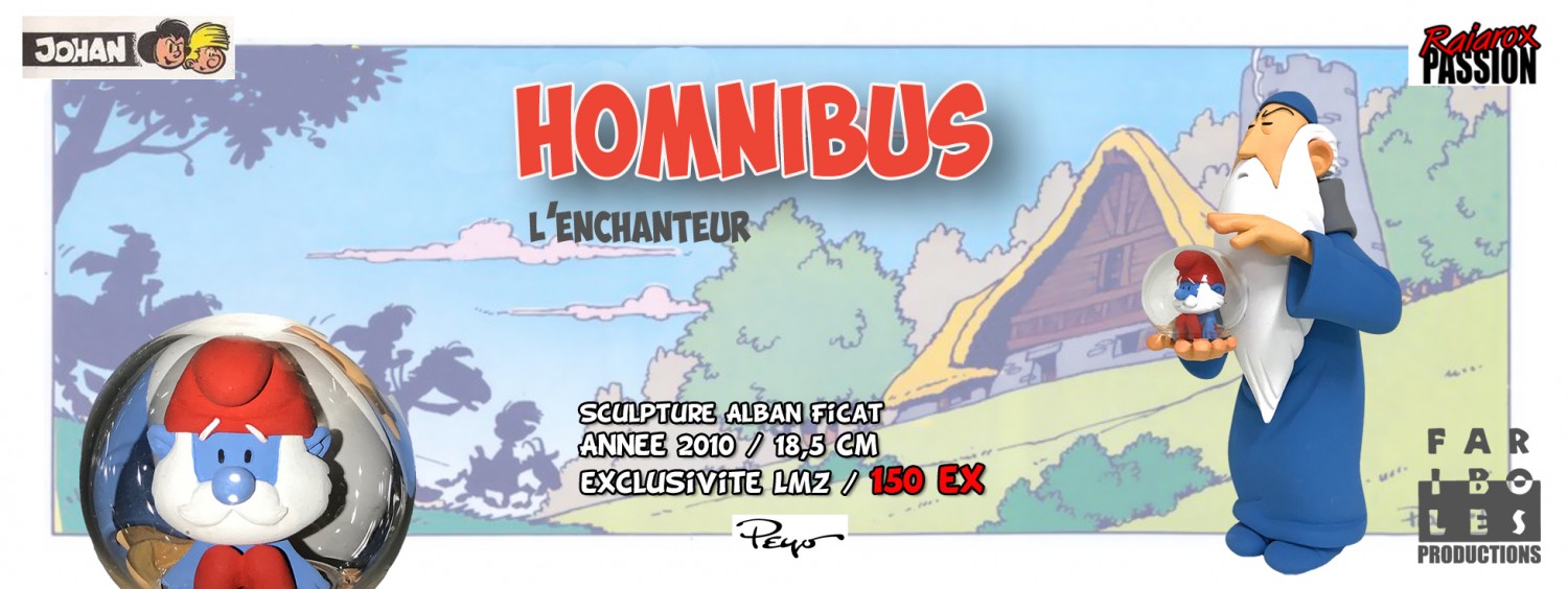 Homnibus  - statuette résine 18,5 cm