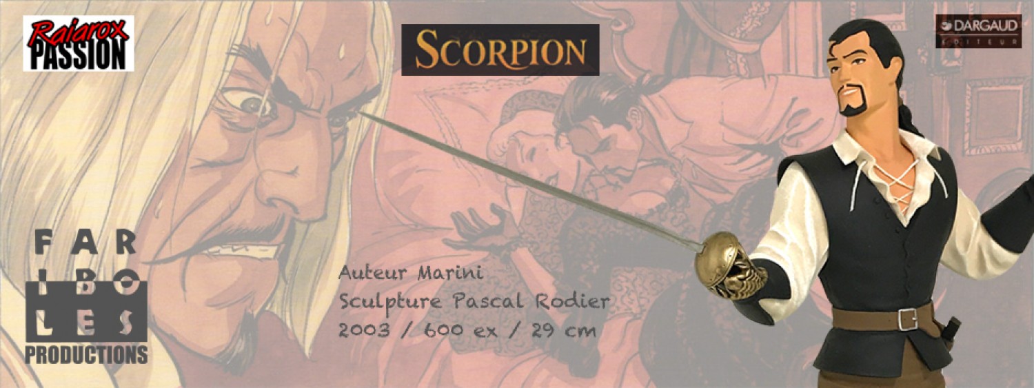Scorpion - Statuette résine 29 cm