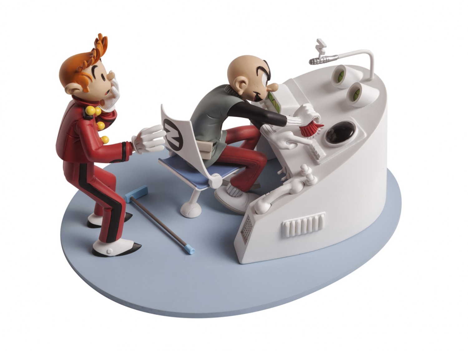 SPIROU & FANTASIO "LA BULLE"   Z COMME ZORGLUB -Statuette résine H17 cm