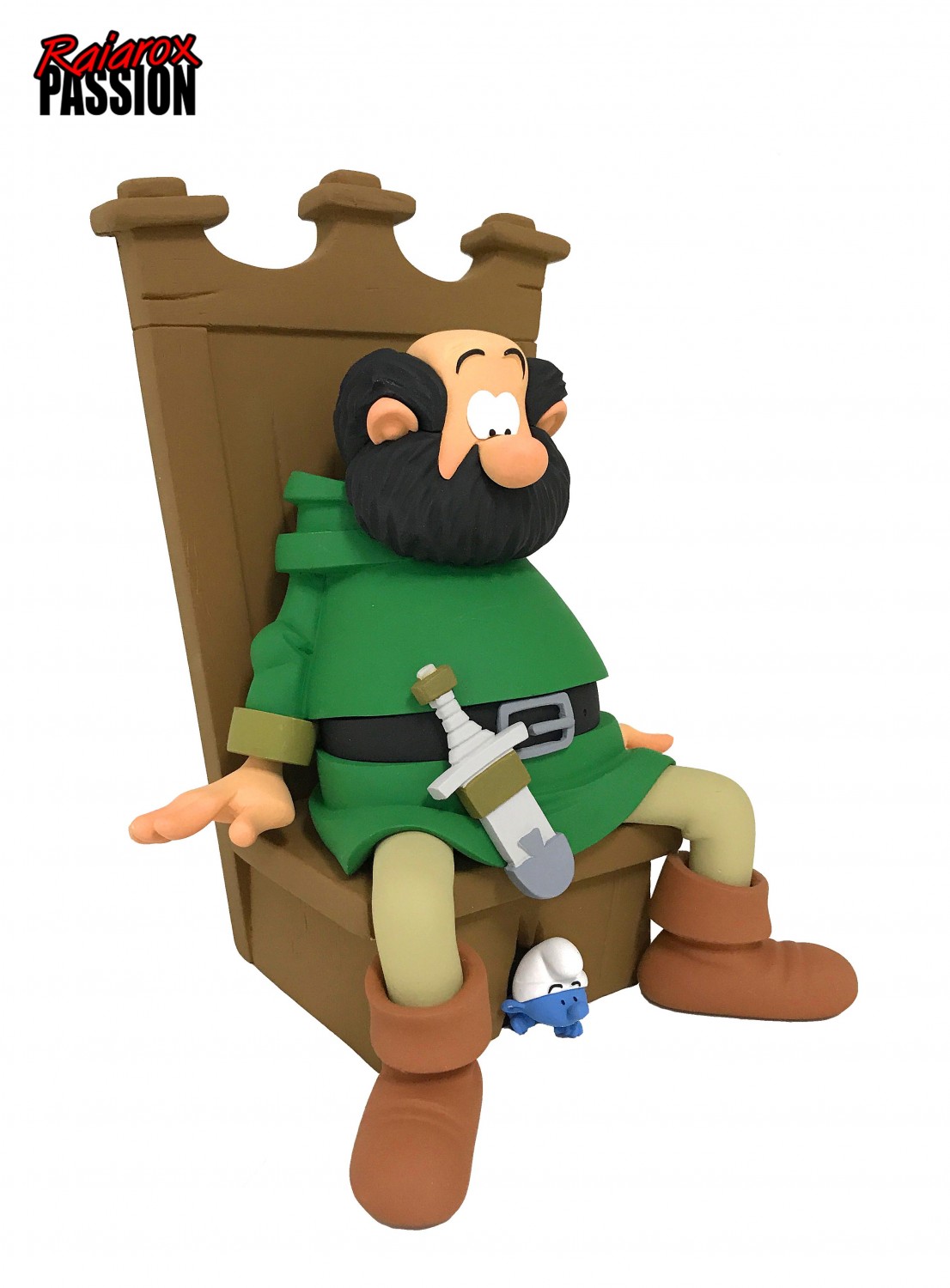 Le châtelain - statuette résine 18 cm