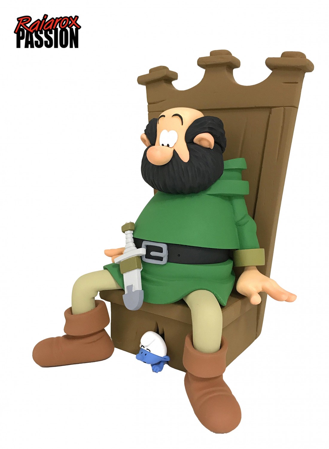 Le châtelain - statuette résine 18 cm