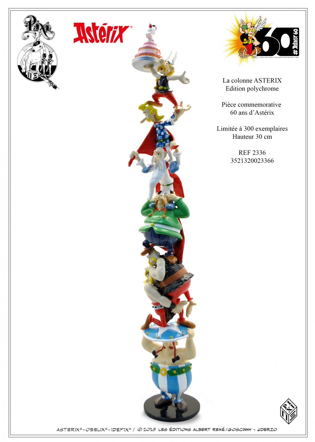 La colonne Asterix - Edition polychrome