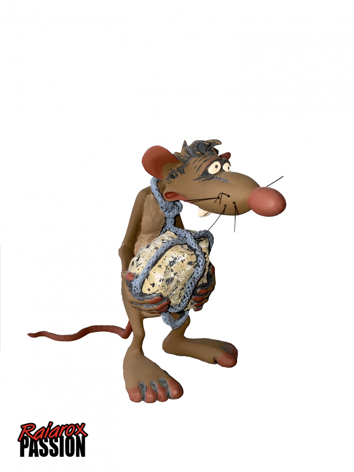 Le rat avec sa pierre