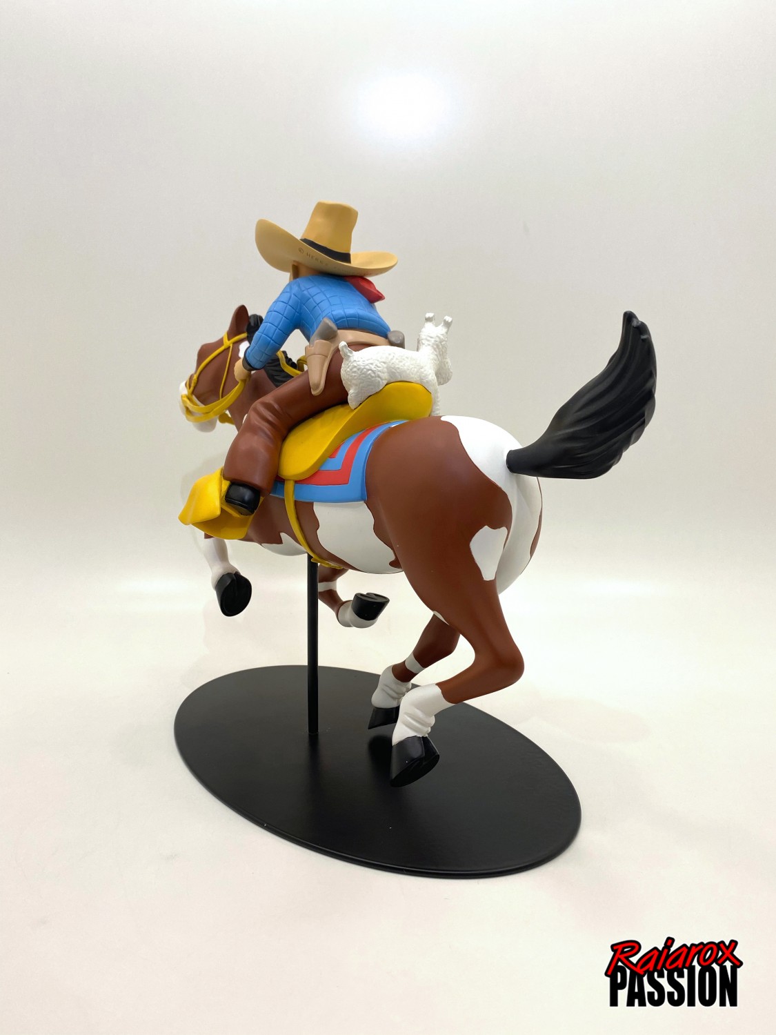 Tintin cow-boy - Statuette résine 27 cm