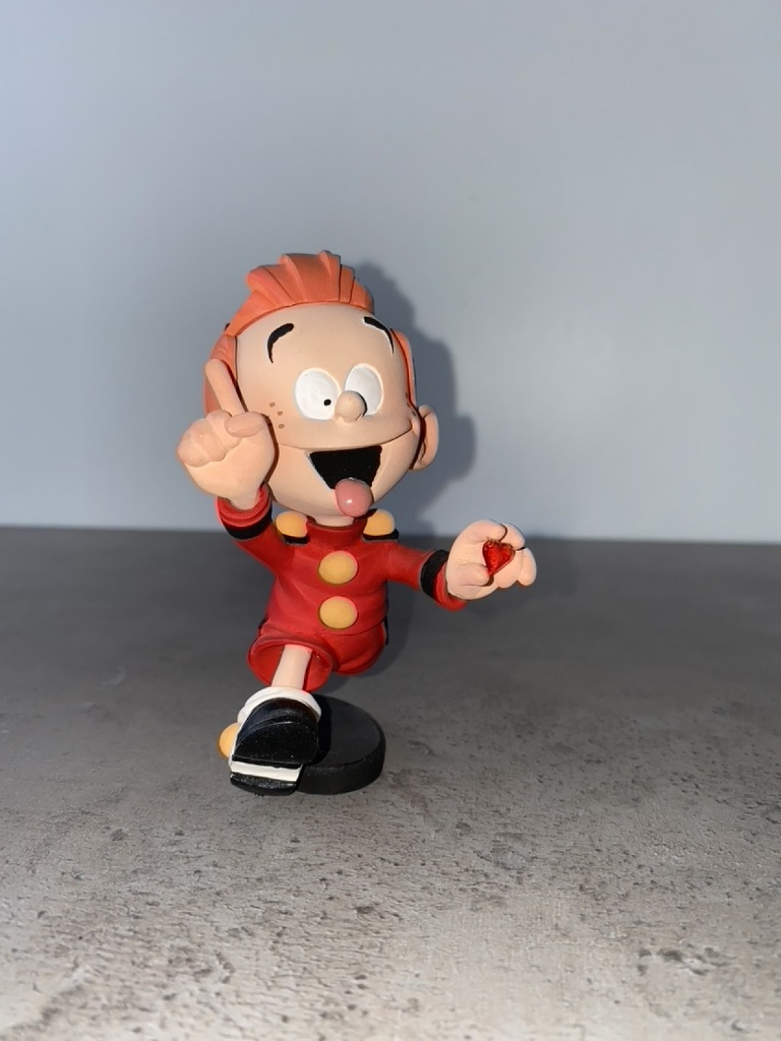 Le petit Spirou avec le coeur