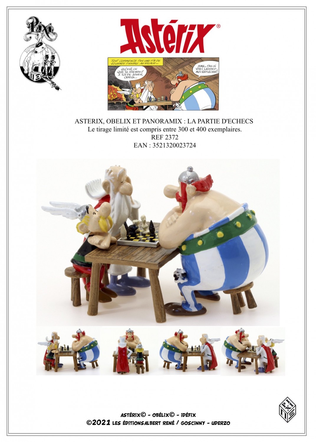 Astérix, Obélix et Panoramix : La partie d'échecs