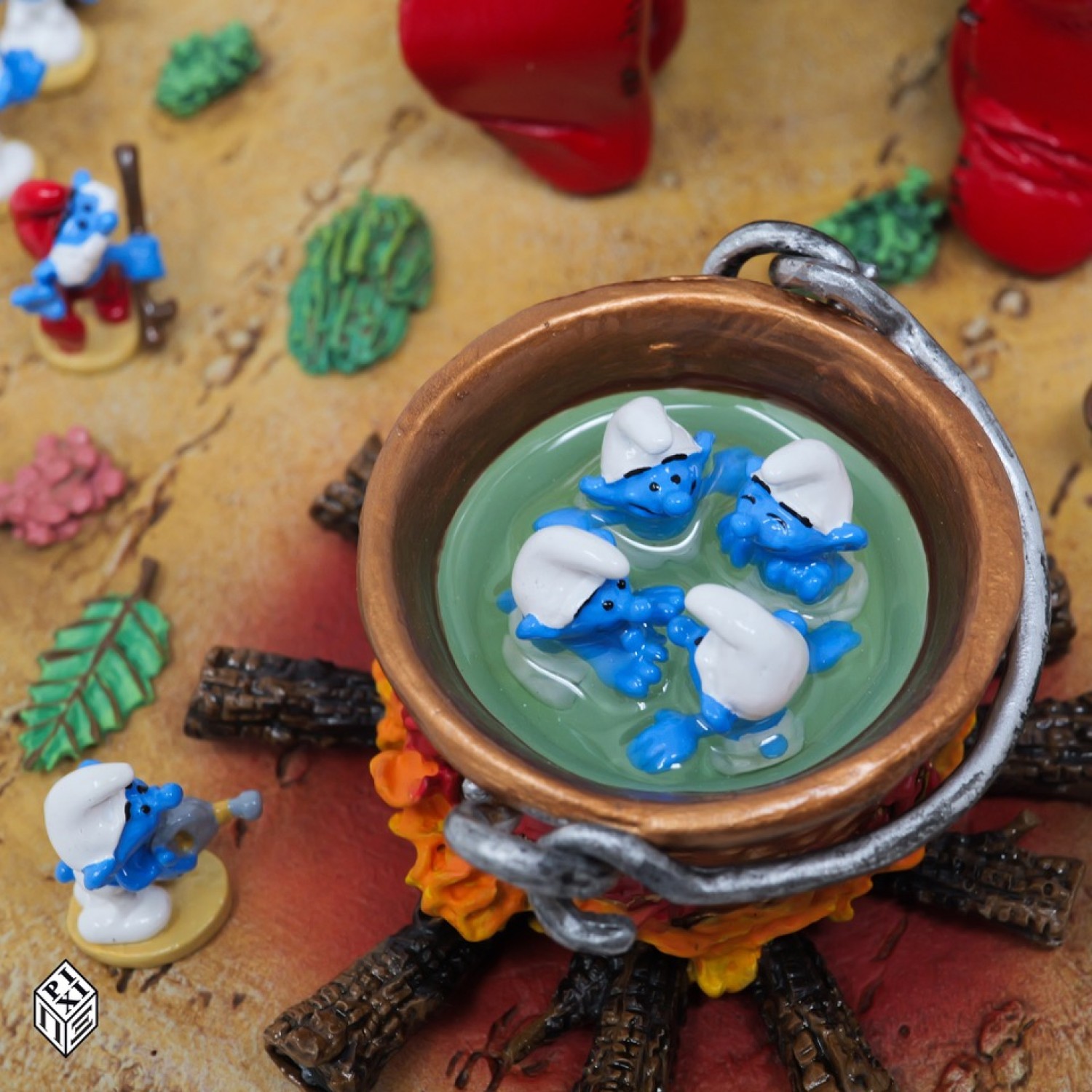 GROSSBOUF ET LA SOUPE AUX SCHTROUMPFS