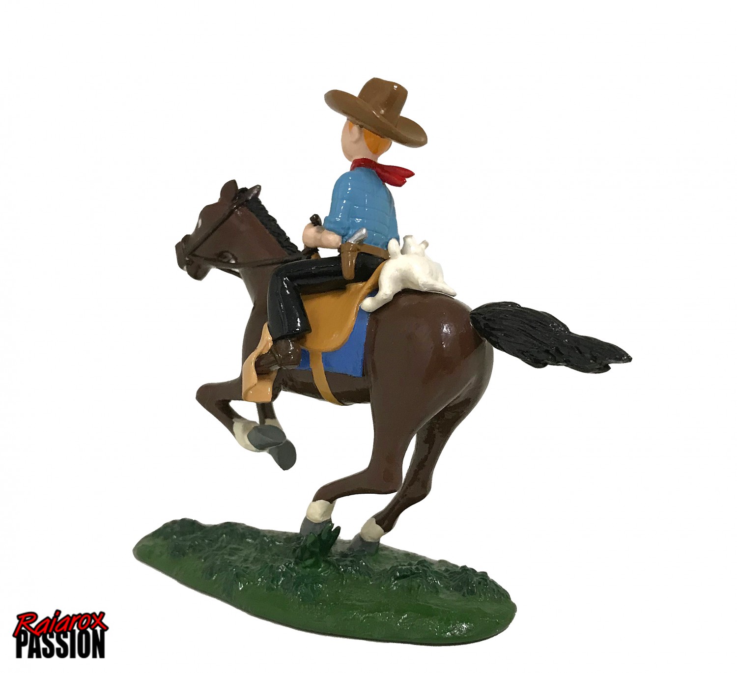 TINTIN COWBOY ET MILOU À CHEVAL- Pixi ref 4543