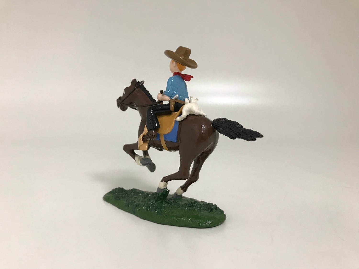 TINTIN COWBOY ET MILOU À CHEVAL- Pixi ref 4543