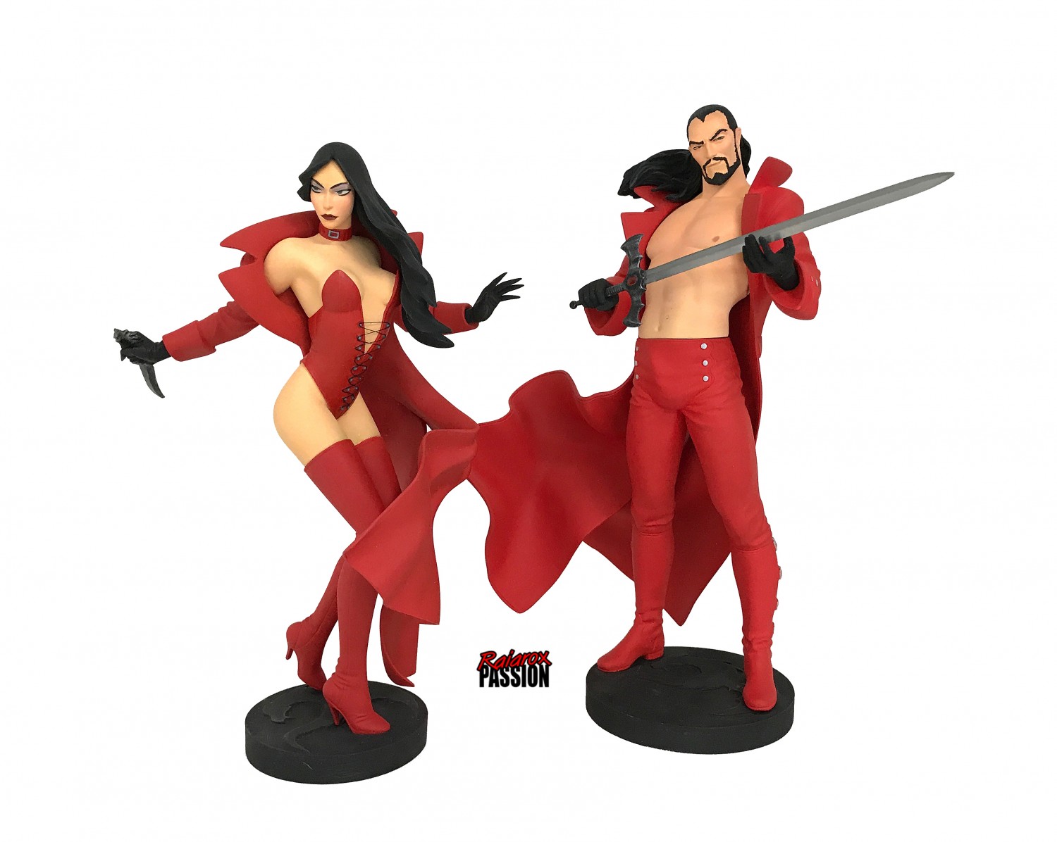 Drago & Camilla - Rapaces - Statuettes résine 26 cm