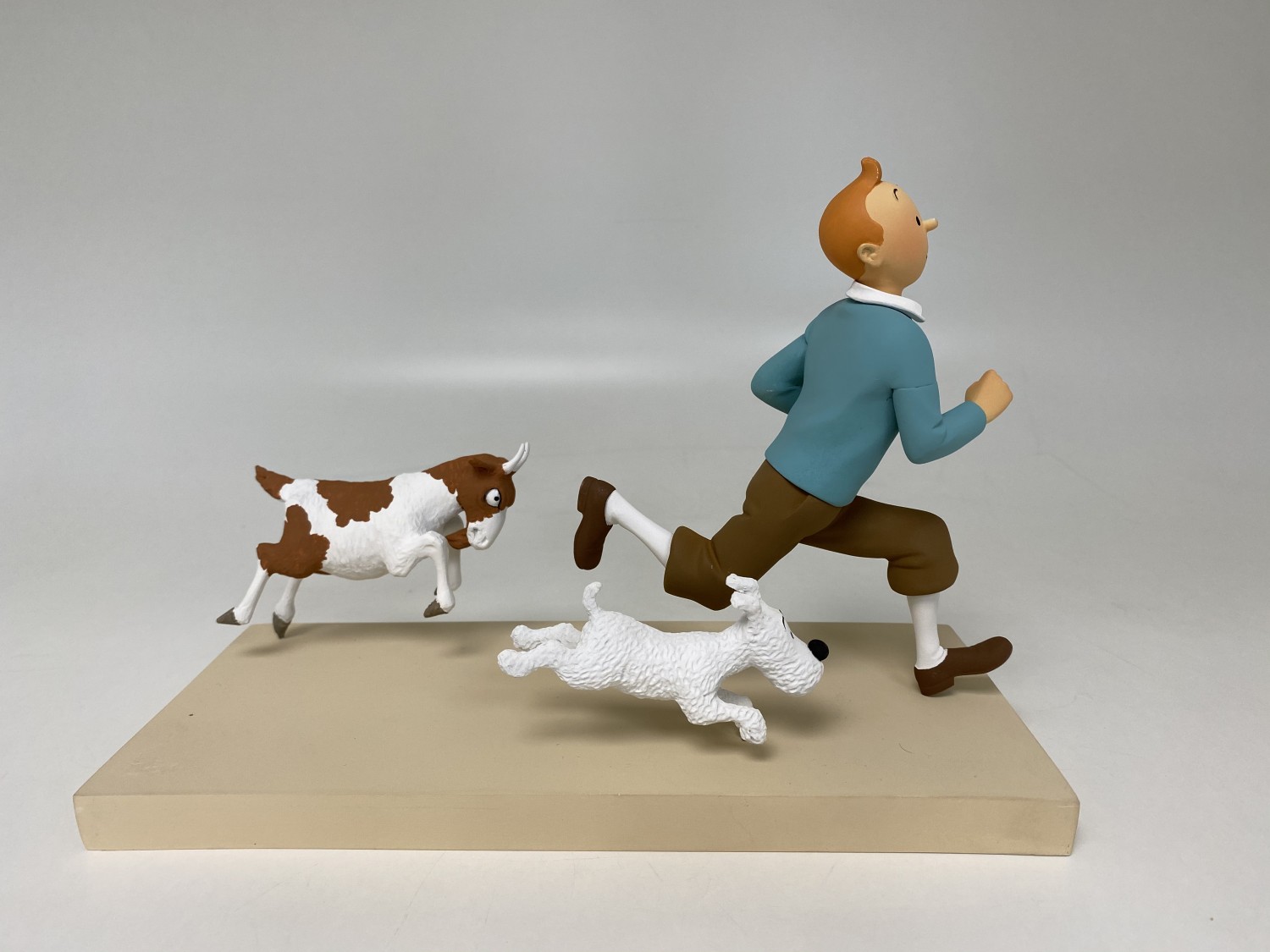 Tintin et la chèvre