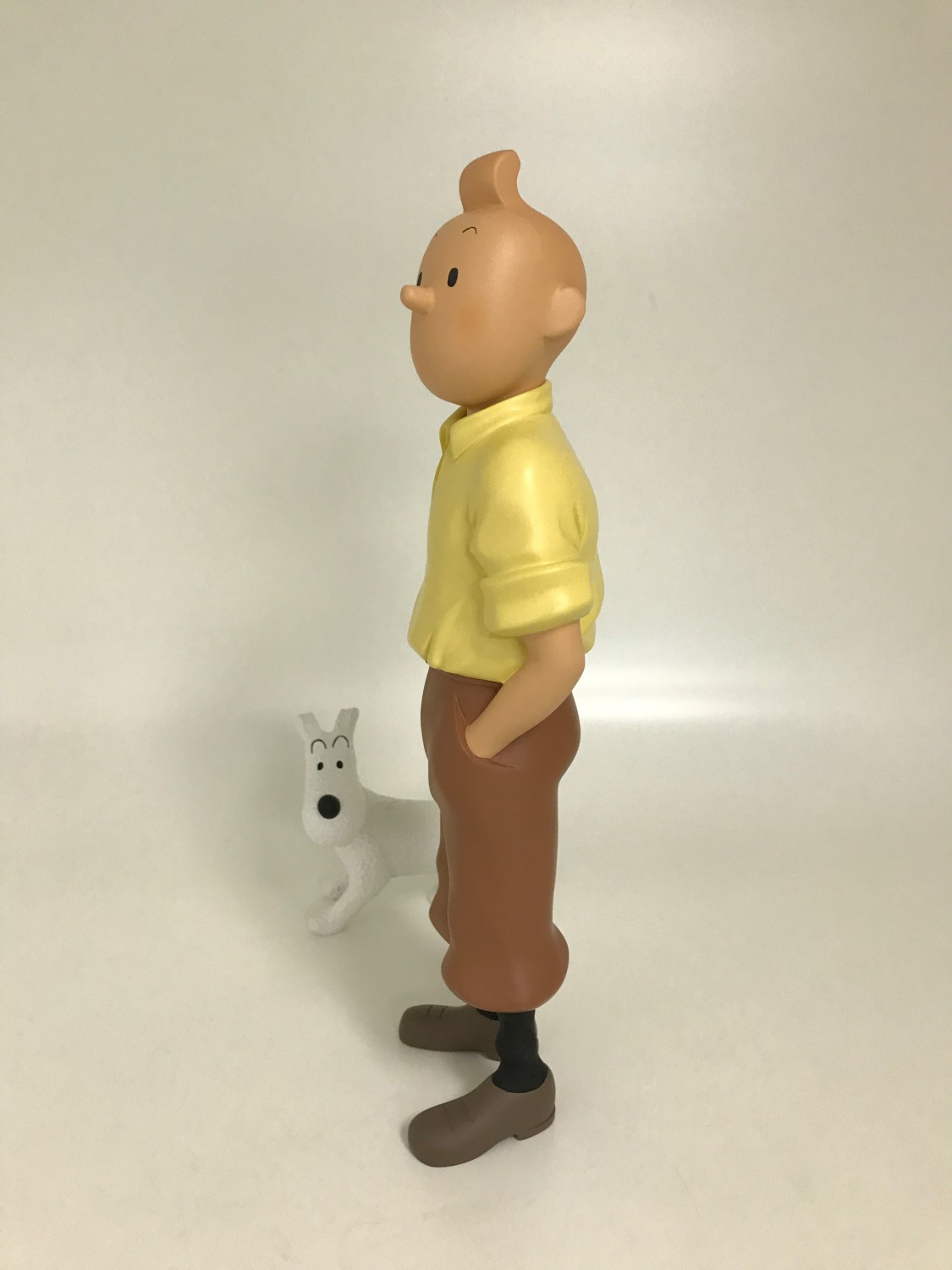 Tintin & Milou debout - Statuette résine 30 cm