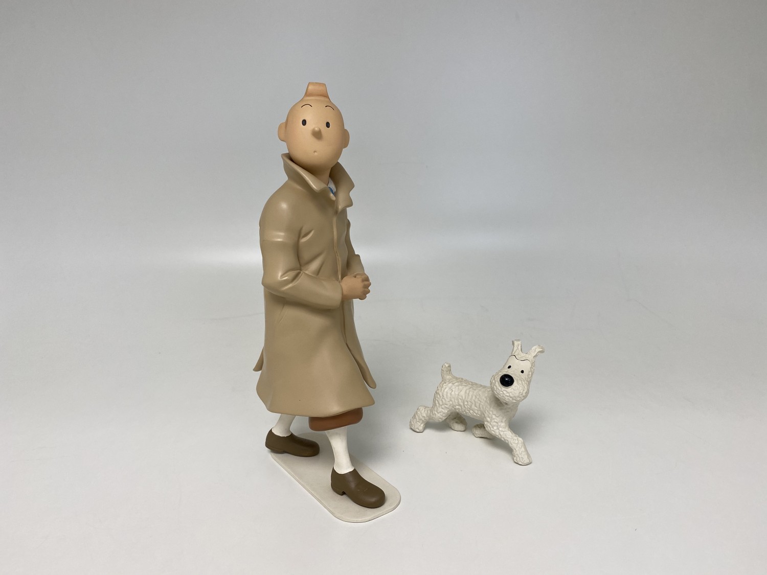 Haddock cavalier & Tintin et Milou marchent