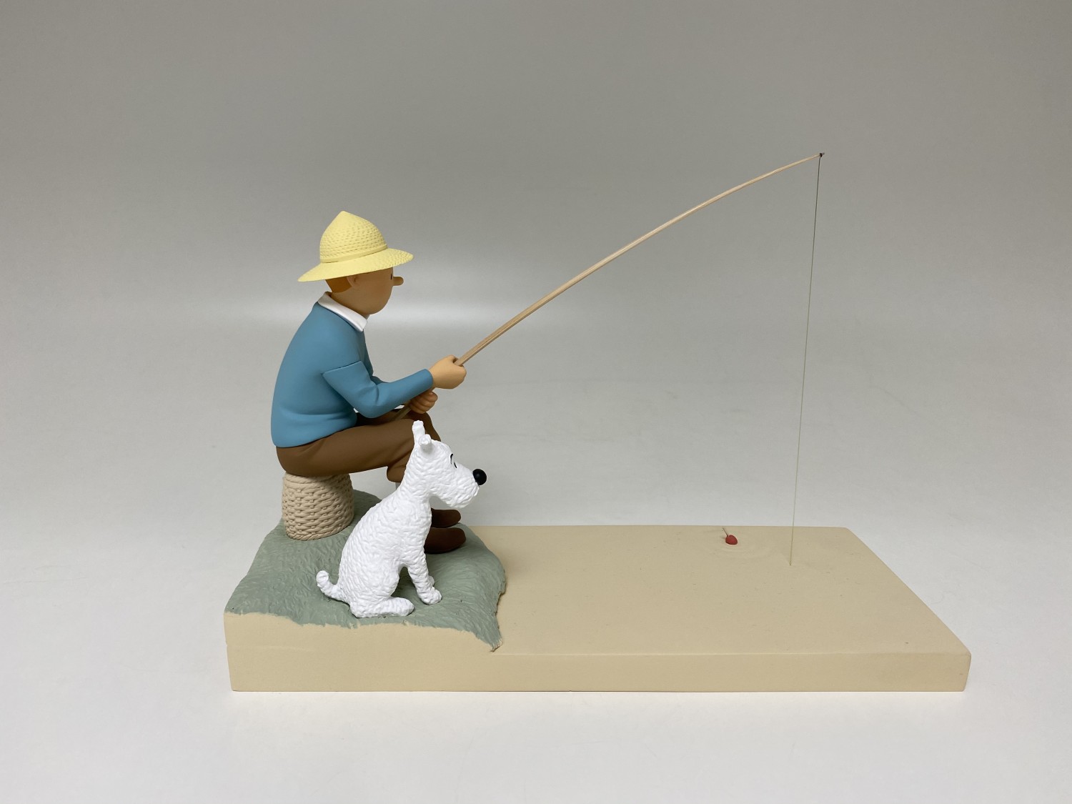 Tintin pêcheur