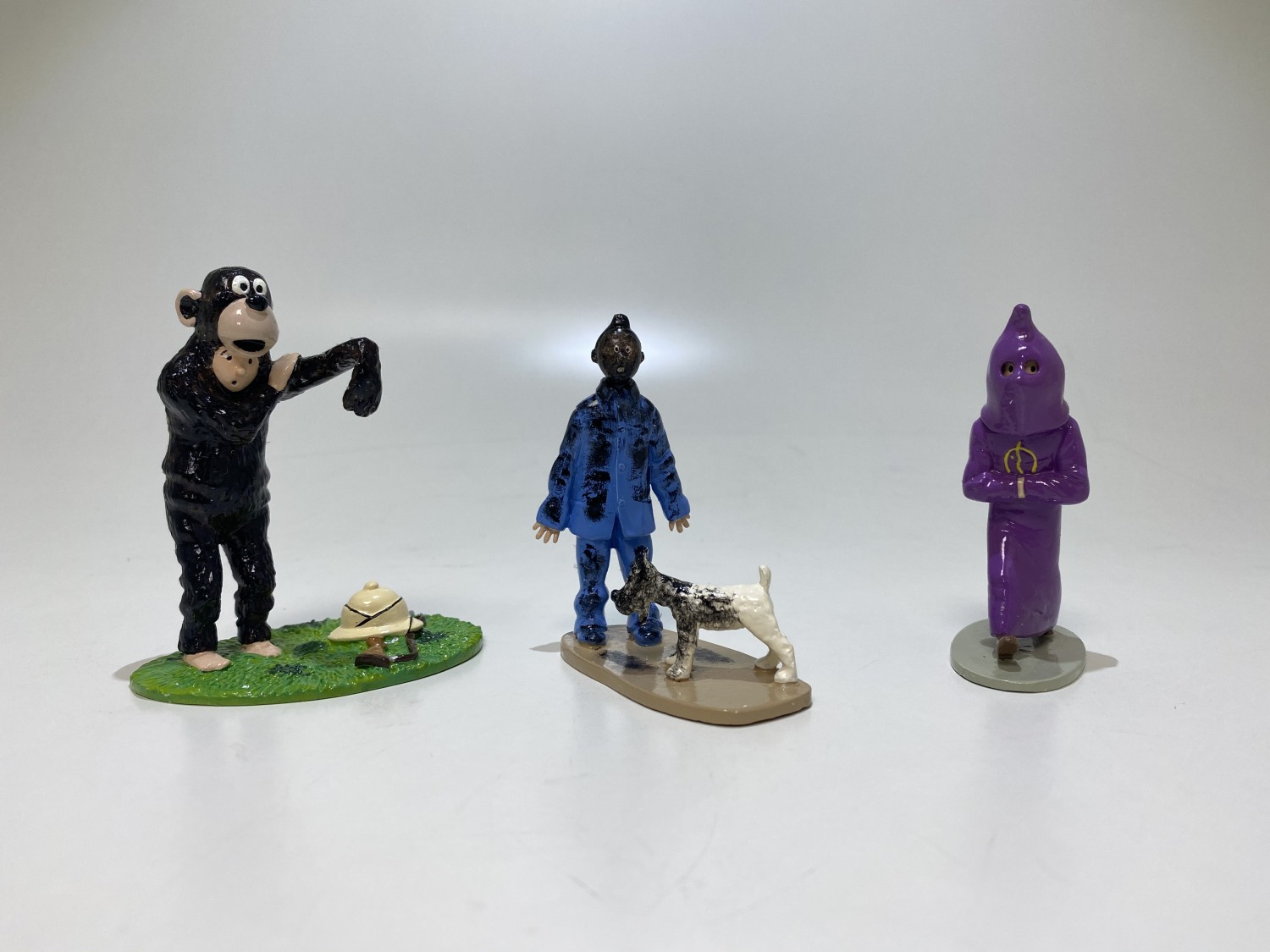 Figurines tintin - la collection officielle-hors-série noir &  blanc-moulinsart-aroutcheff-st emmet-fariboles-leblon-pixi - Moulinsart -  Raiarox