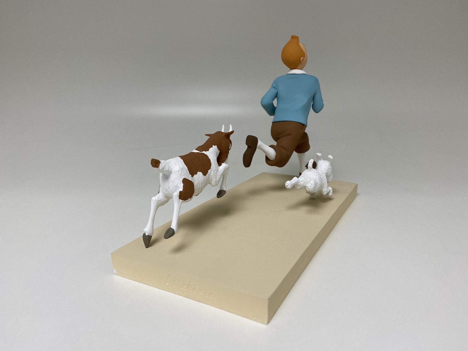 Tintin et la chèvre