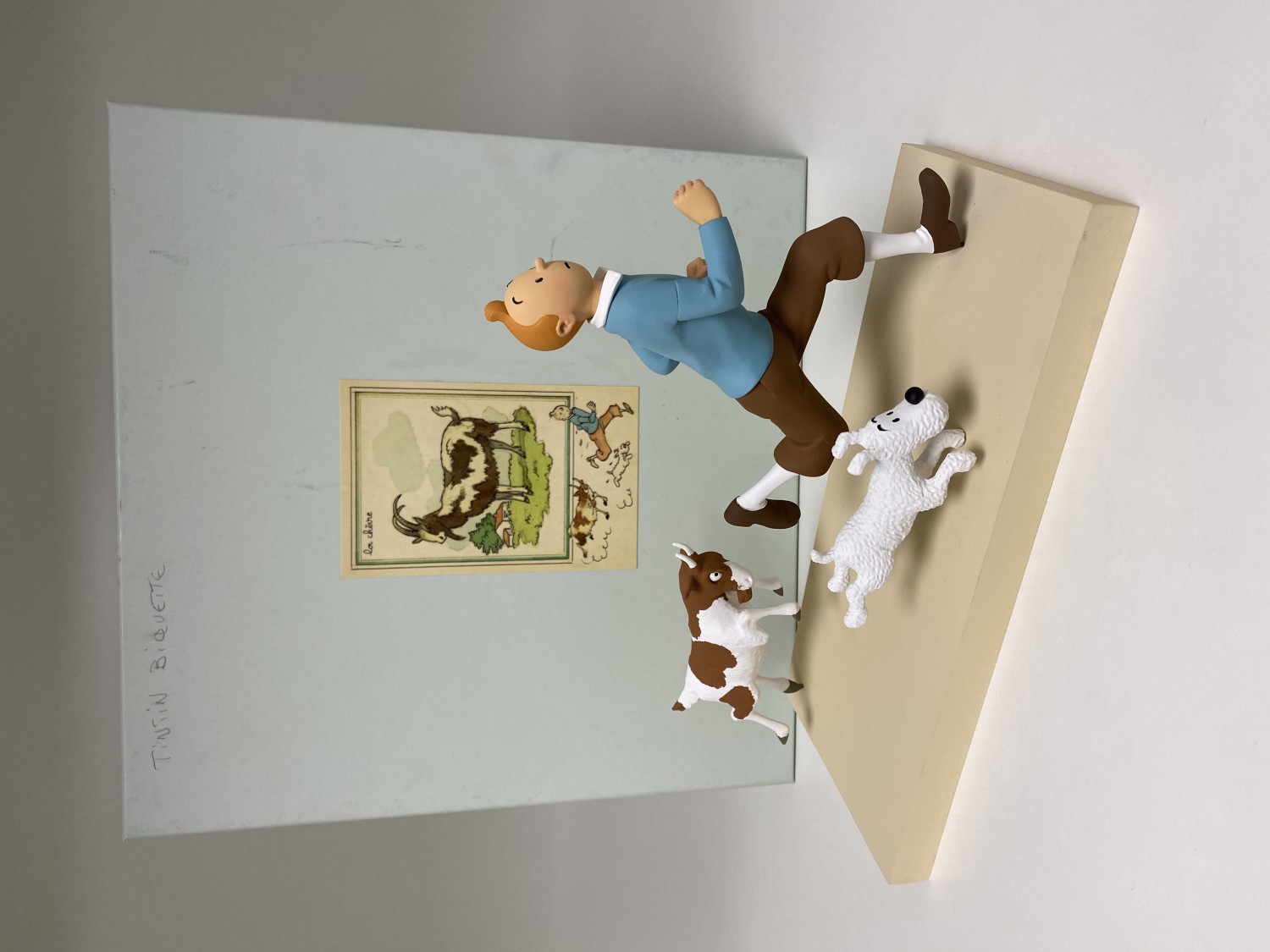 Tintin et la chèvre