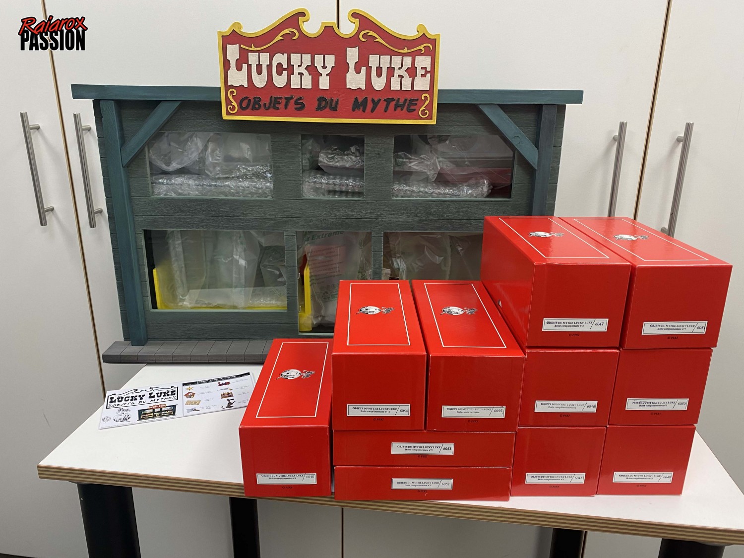 La vitrine Lucky Luke complète