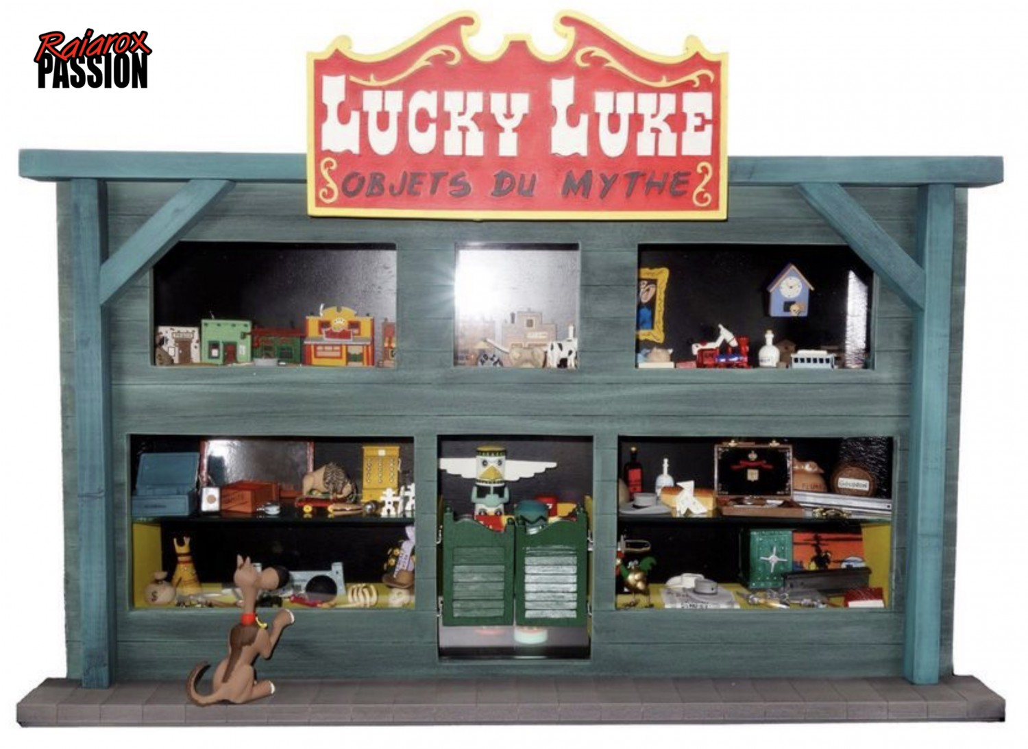 La vitrine Lucky Luke complète