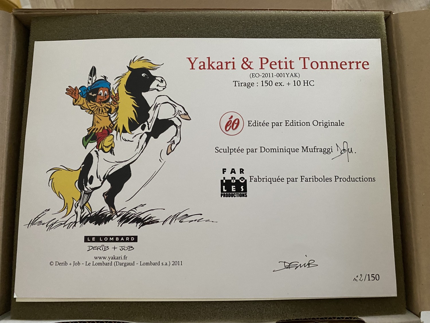 Yakari et Petit Tonnerre - Exclusivité EO